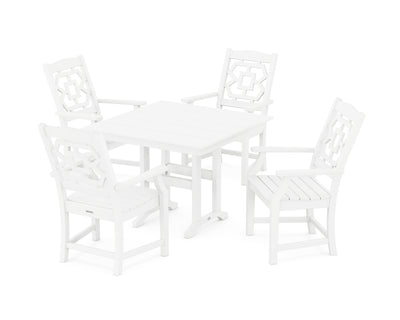 Chinoiserie 5-Piece Farmhouse Dining Set