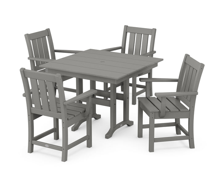 POLYWOOD® Oxford 5-Piece Farmhouse Dining Set