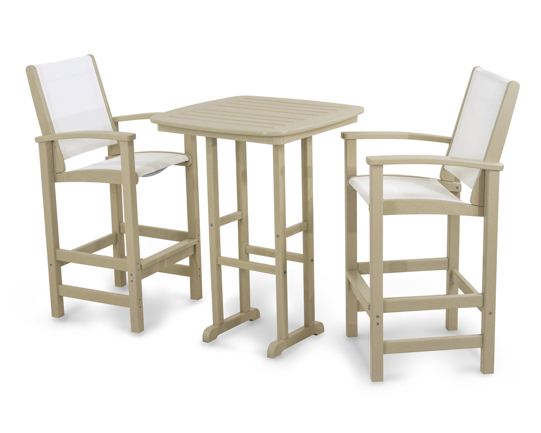 POLYWOOD® Coastal 3-Piece Bar Set