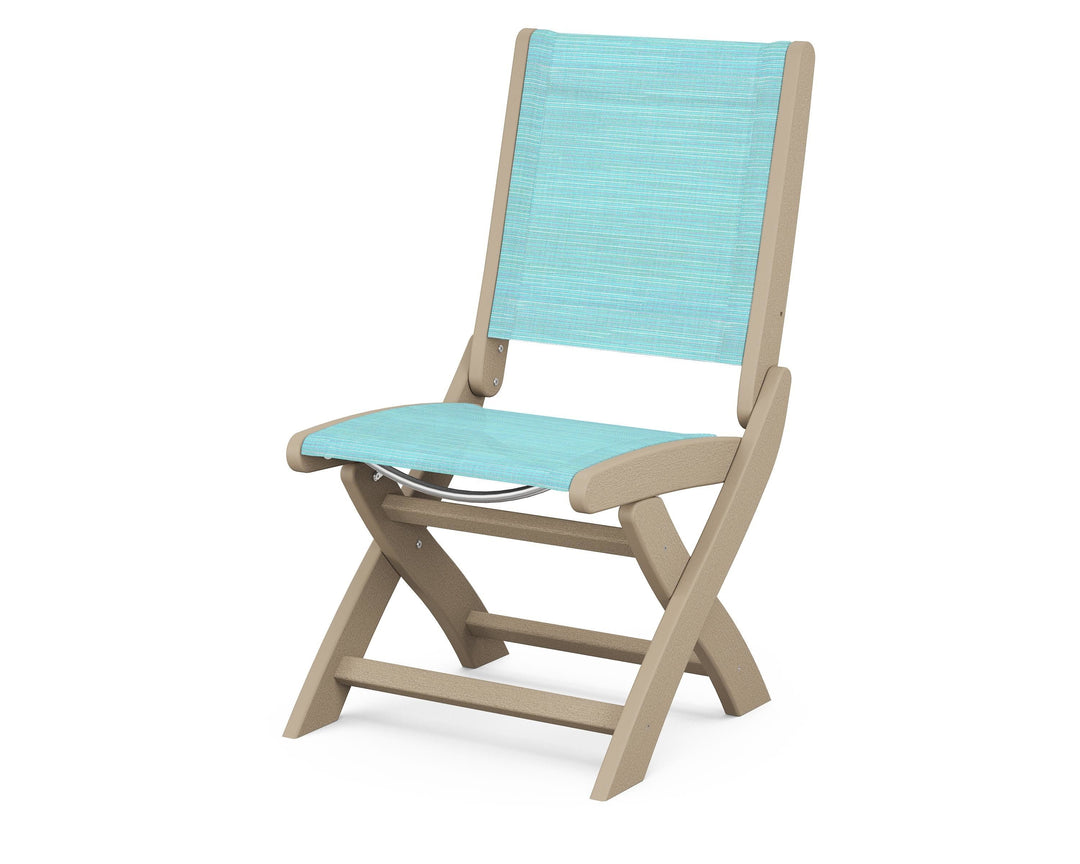 POLYWOOD® Coastal Folding Side Chair
