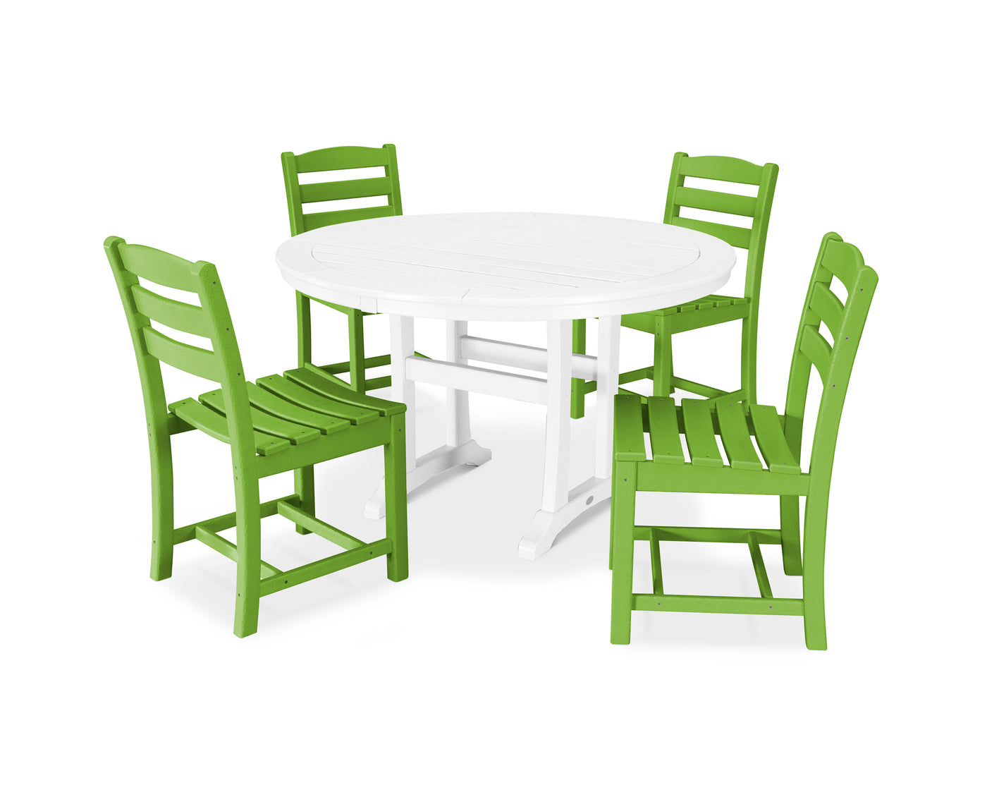 La Casa CafŽ 5-Piece Side Chair Dining Set