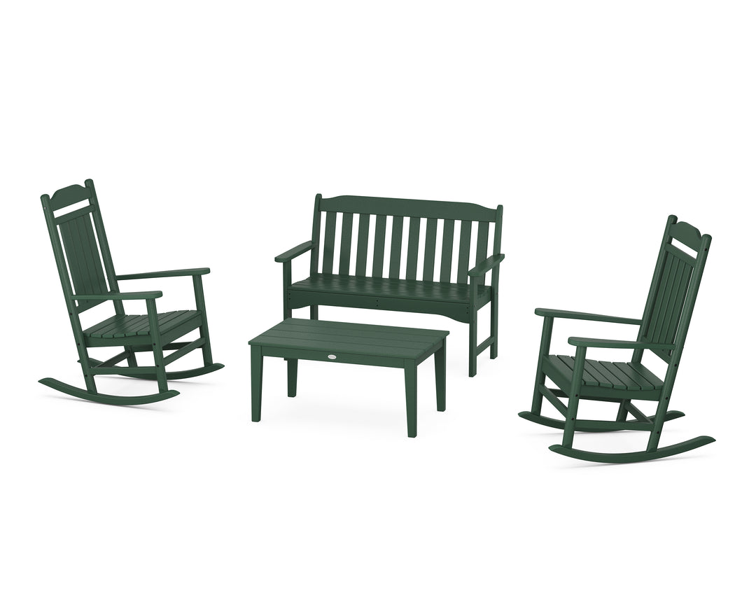 Country Living Cottage Legacy Rocking Chair 4-Piece Porch Set