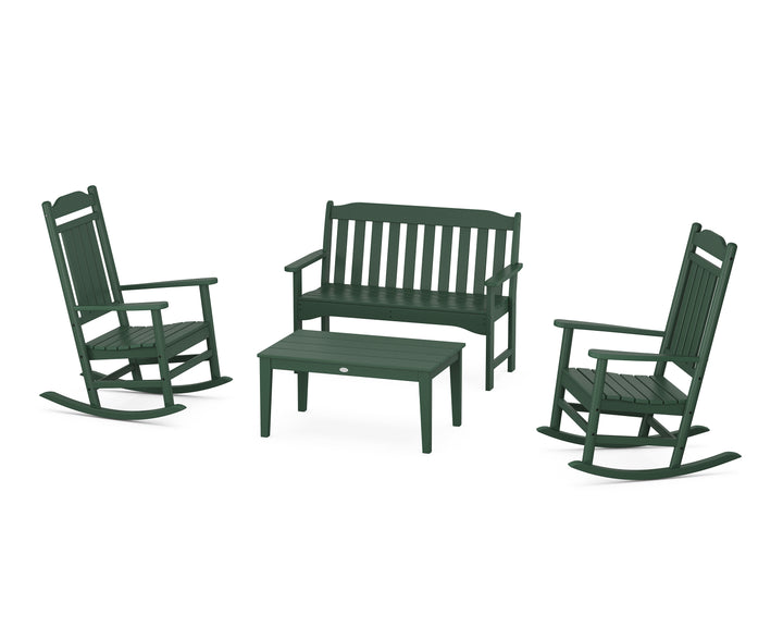 Country Living Cottage Legacy Rocking Chair 4-Piece Porch Set