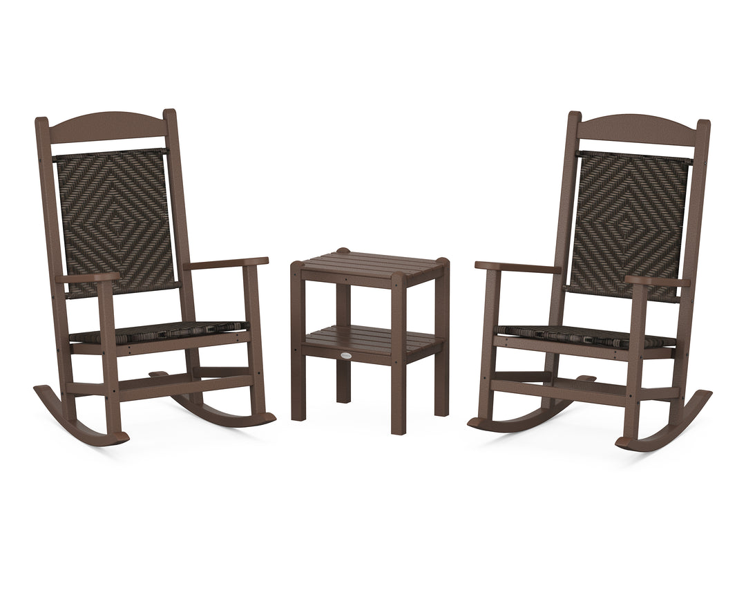 POLYWOOD® Presidential Woven Rocker 3-Piece Set