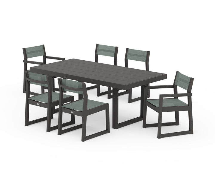 POLYWOOD® EDGE Sling 7-Piece Dining Set
