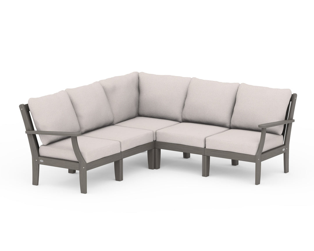 POLYWOOD® Braxton Modular 5-Piece Deep Seating Set