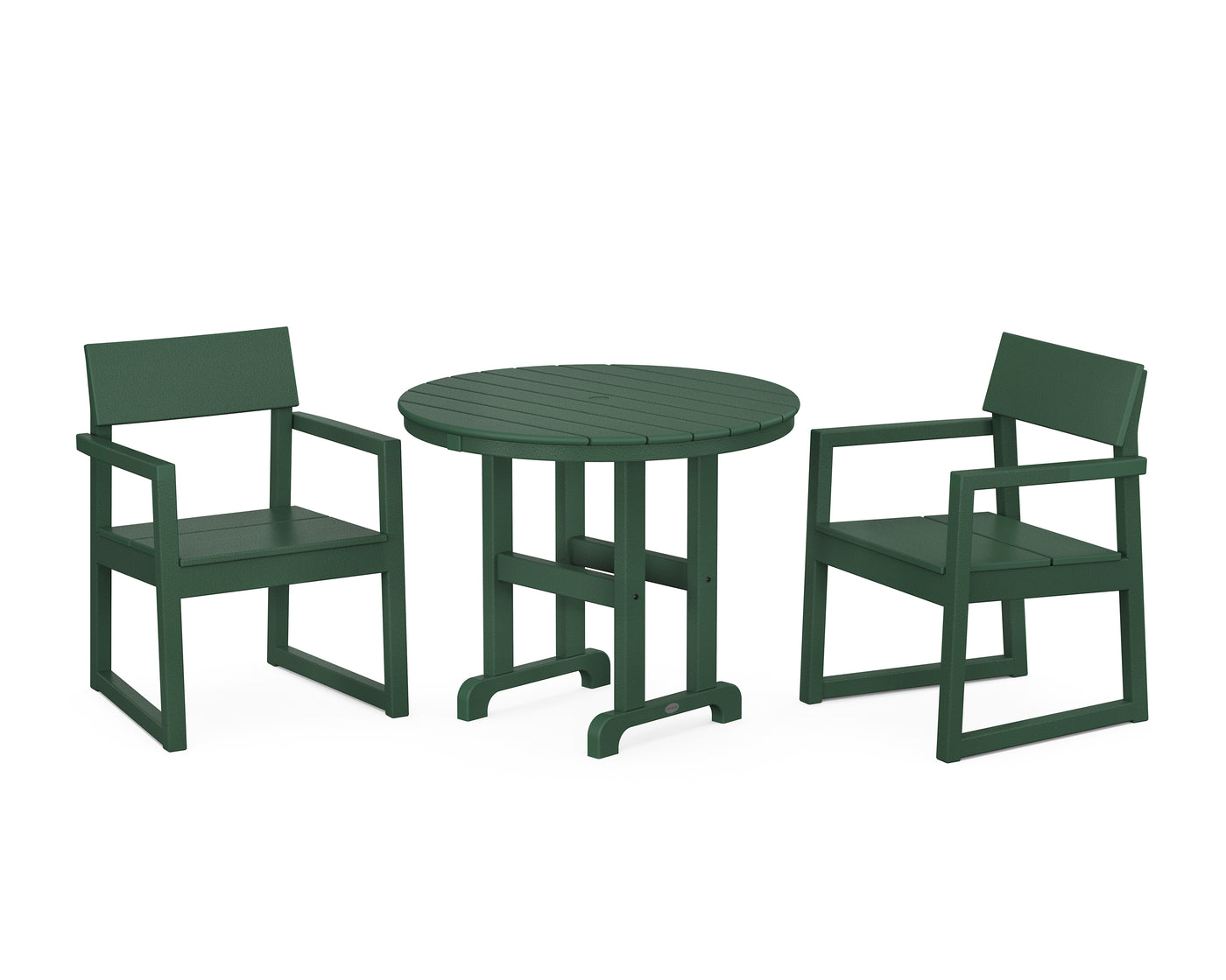 EDGE 3-Piece Round Dining Set