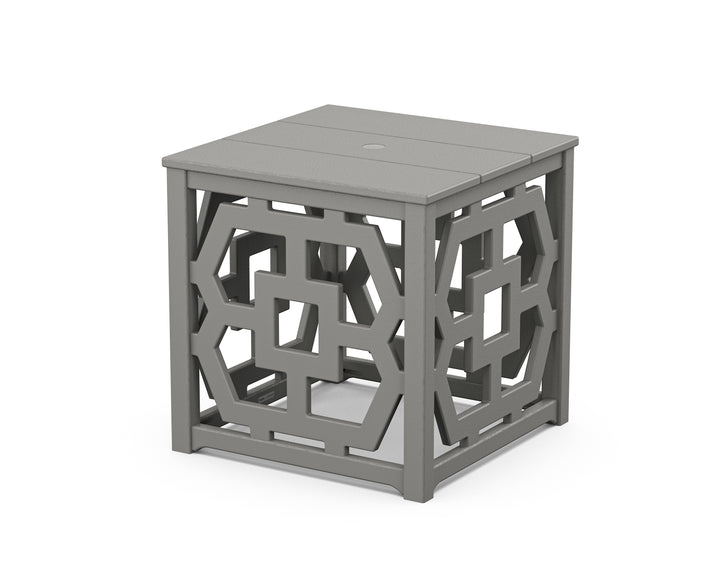 Martha Stewart by POLYWOOD® Chinoiserie Umbrella Stand Accent Table
