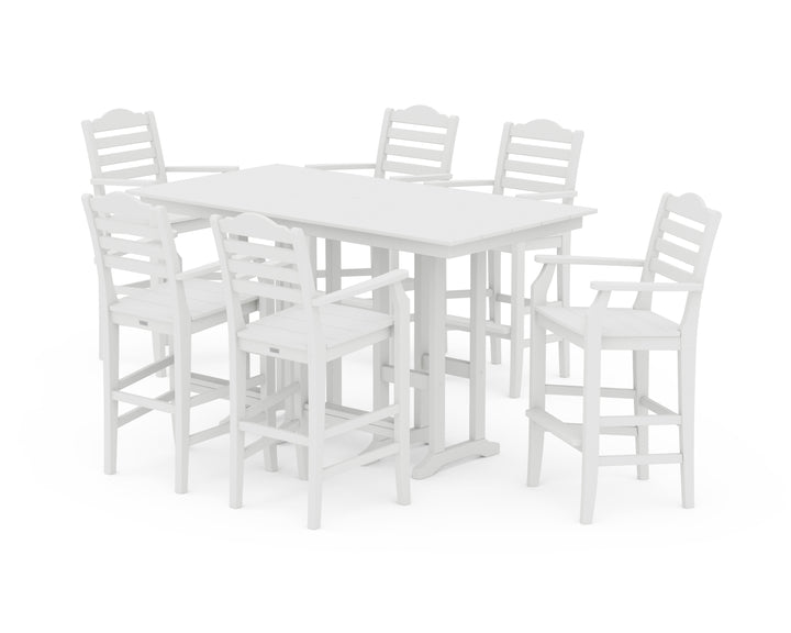 Draper James™ by  POLYWOOD® Savannah Arm Chair 7-Piece Farmhouse Bar Set