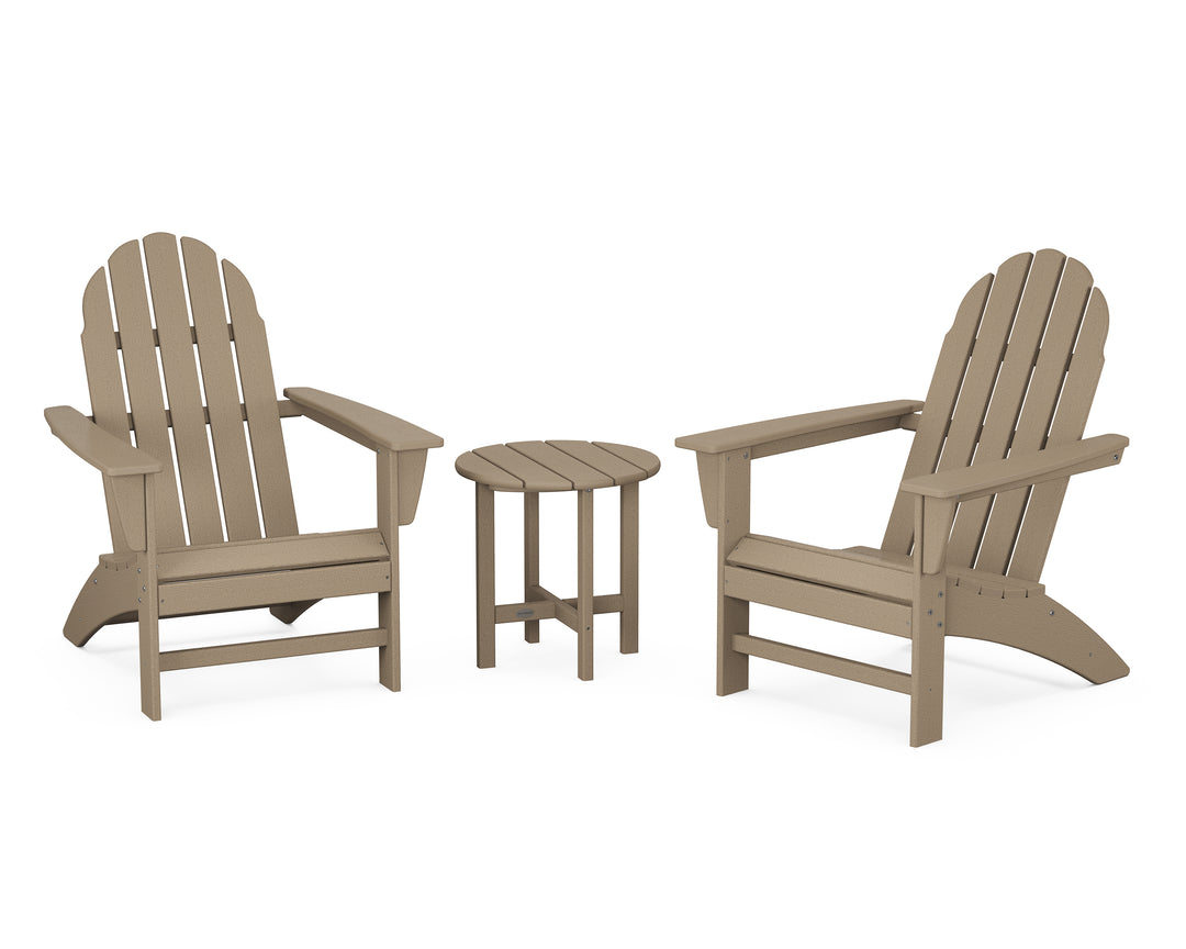 POLYWOOD® Vineyard 3-Piece Adirondack Set