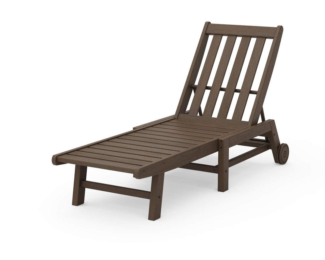 POLYWOOD® Vineyard Chaise with Wheels