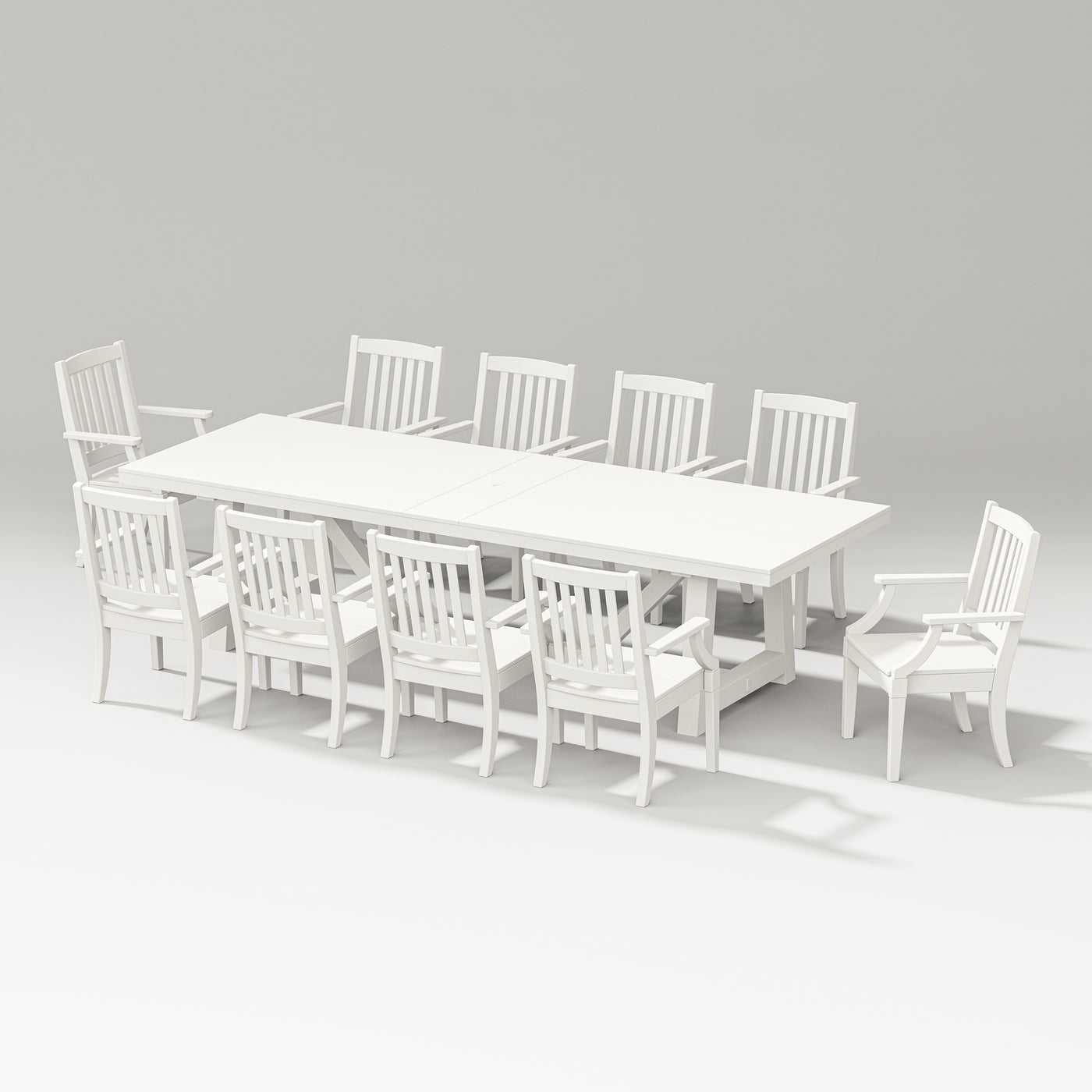 Estate 11-Piece A-Frame Table Dining Set