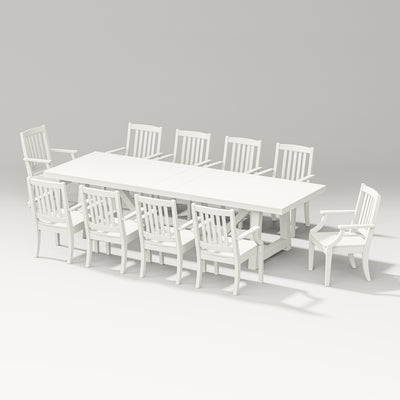 Estate 11-Piece A-Frame Table Dining Set