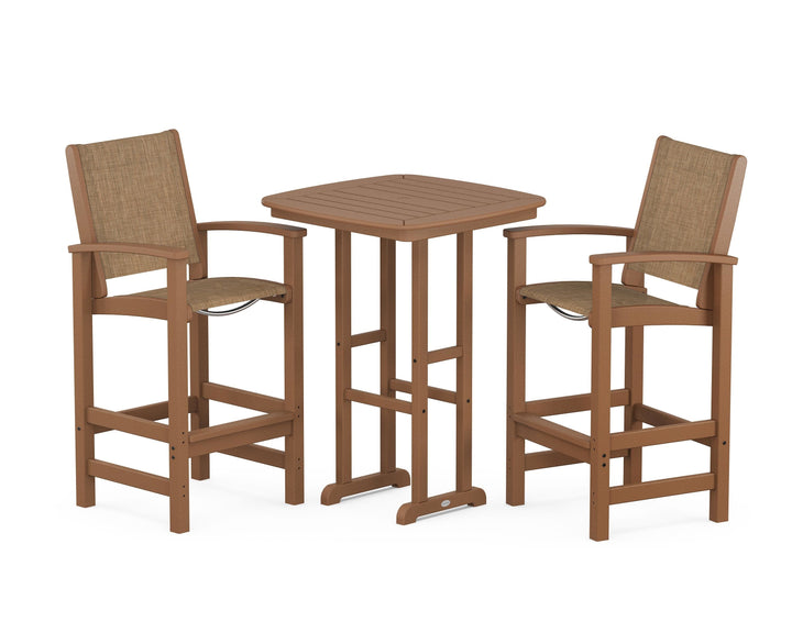 POLYWOOD® Coastal 3-Piece Bar Set