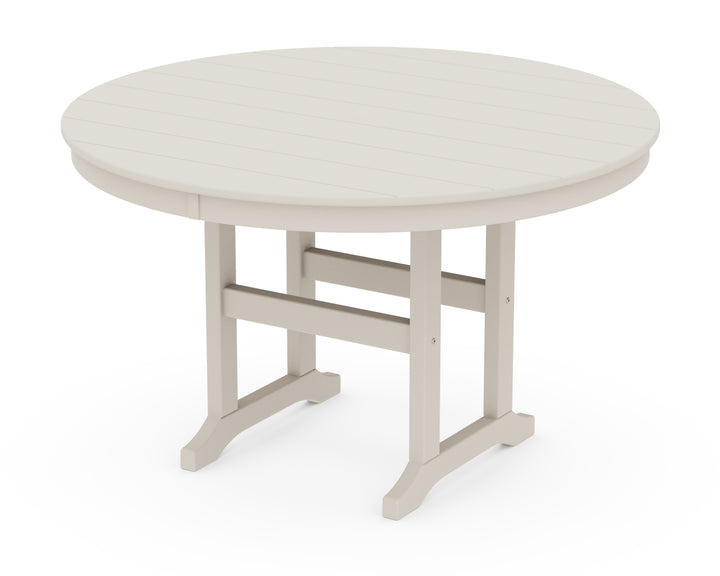 POLYWOOD® 48" Round Farmhouse Dining Table