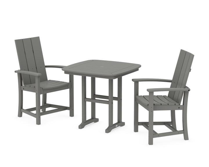 POLYWOOD® Modern Adirondack 3-Piece Dining Set