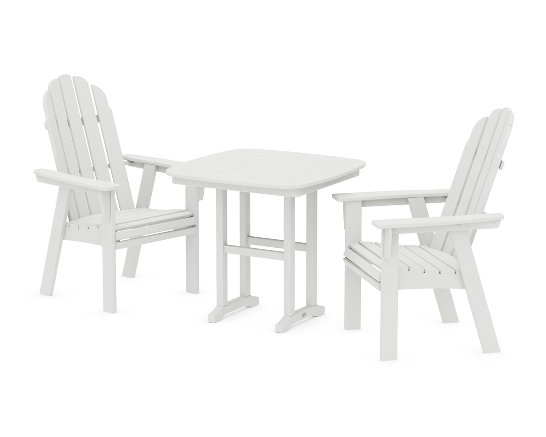POLYWOOD® Vineyard Adirondack 3-Piece Dining Set