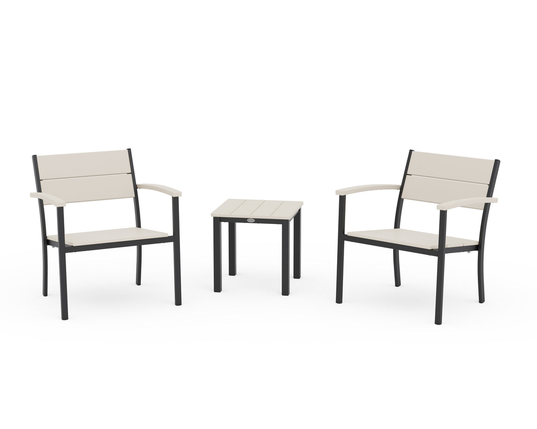 POLYWOOD® Main Street 3-Piece Lounge Chair Set