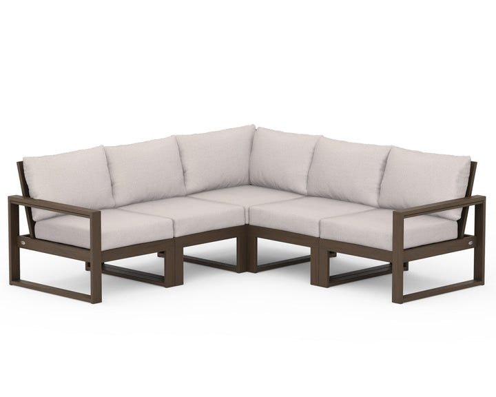 POLYWOOD® EDGE 5-Piece Modular Deep Seating Set