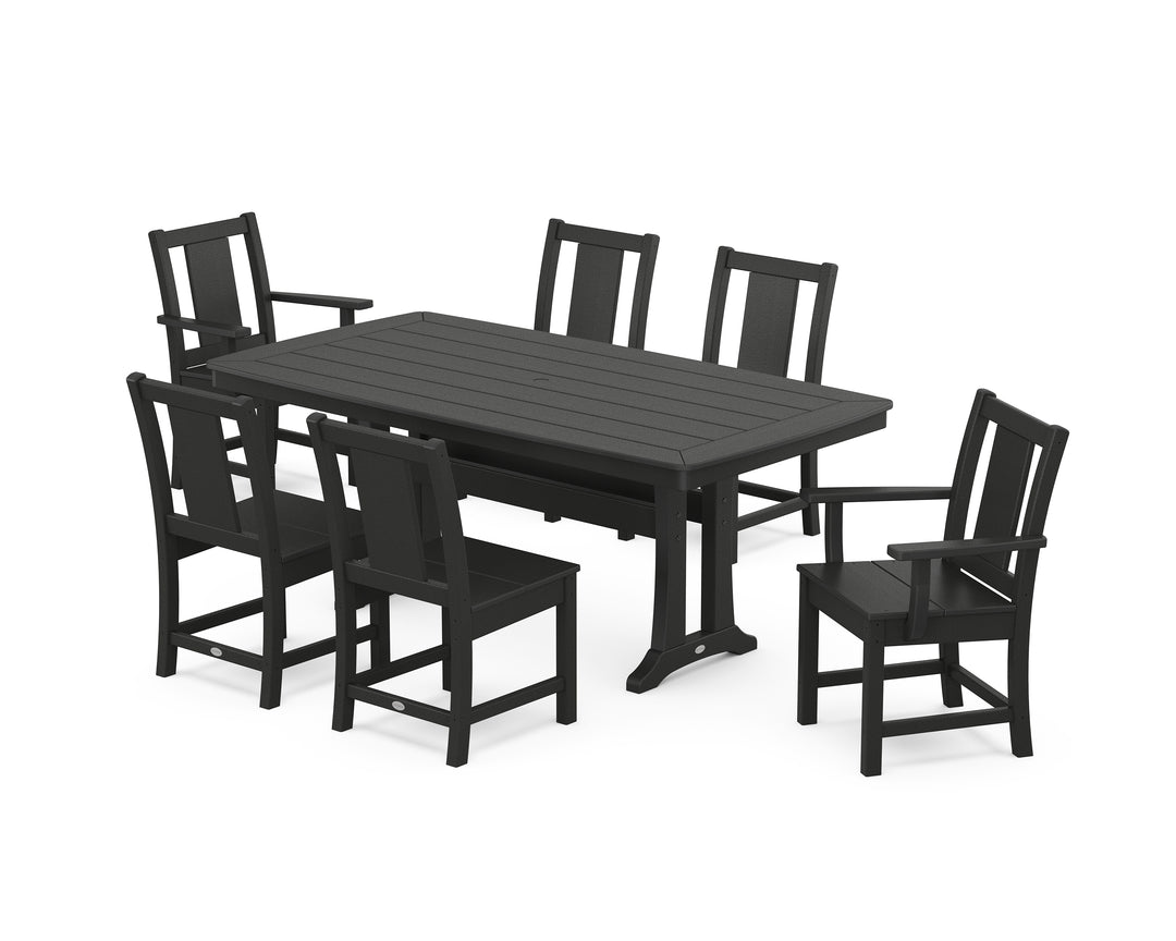 POLYWOOD® Prairie 7-Piece Dining Set with Trestle Legs