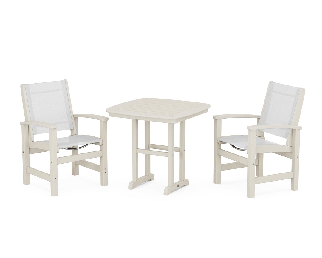 POLYWOOD® Coastal 3-Piece Dining Set