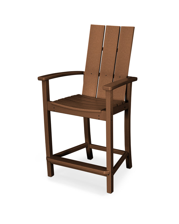POLYWOOD® Modern Adirondack Counter Chair