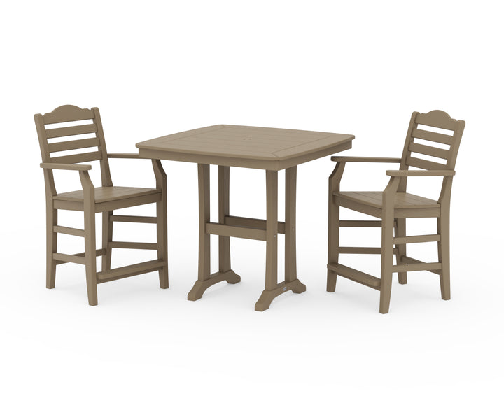Draper James™ by  POLYWOOD® Savannah 3-Piece Counter Set with Trestle Legs