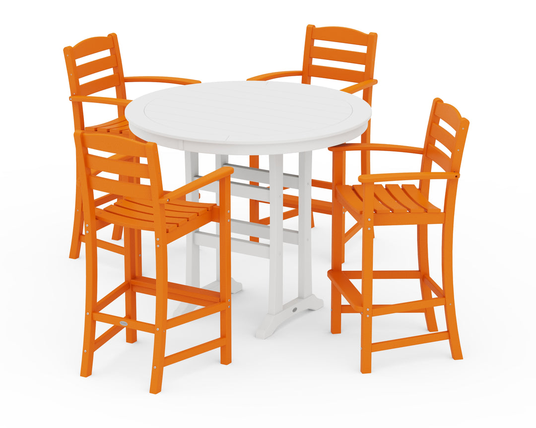 POLYWOOD® La Casa Café 5-Piece Bar Dining Set