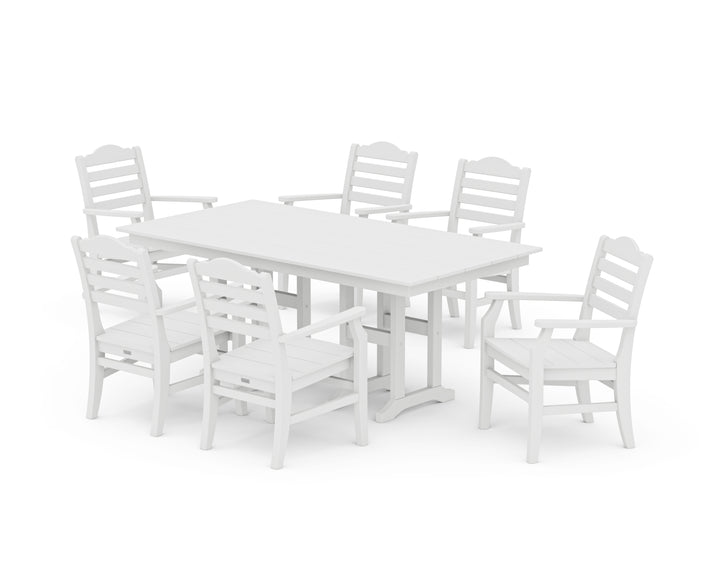 POLYWOOD® Savannah Arm Chair 7-Piece Farmhouse Dining Set