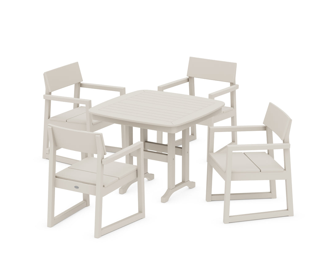 POLYWOOD® EDGE 5-Piece Dining Set