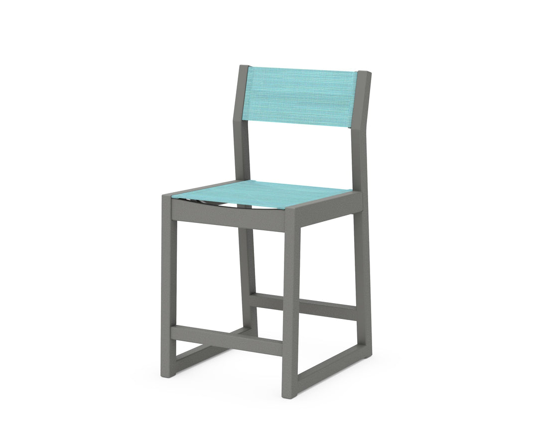 POLYWOOD® EDGE Sling Counter Side Chair