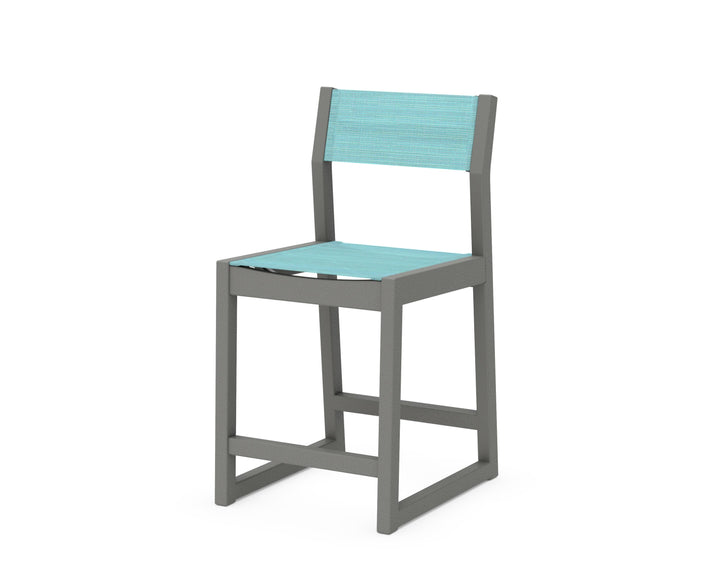 POLYWOOD® EDGE Sling Counter Side Chair