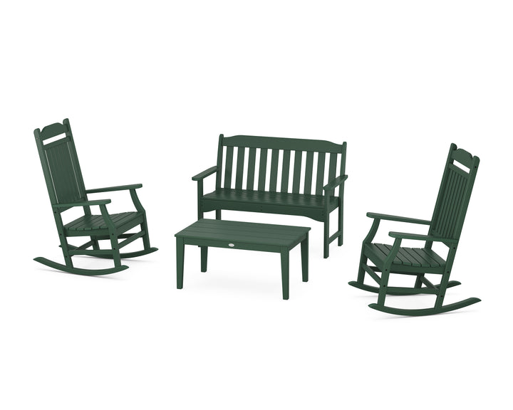 Country Living Cottage Rocking Chair 4-Piece Porch Set