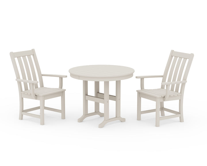 POLYWOOD® Vineyard 3-Piece Round Dining Set