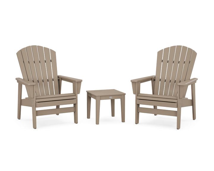POLYWOOD® 3-Piece Nautical Grand Upright Adirondack Set