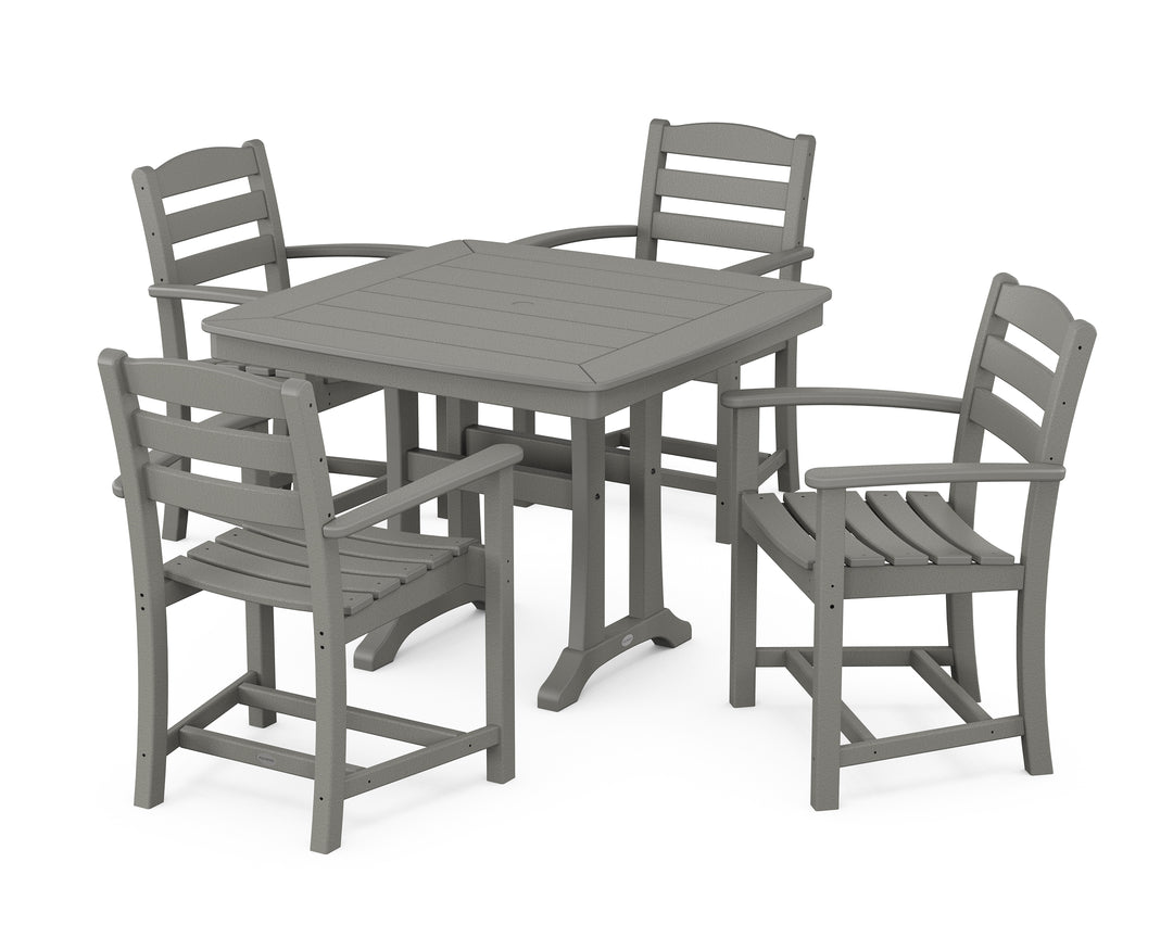 POLYWOOD® La Casa Café 5-Piece Dining Set with Trestle Legs