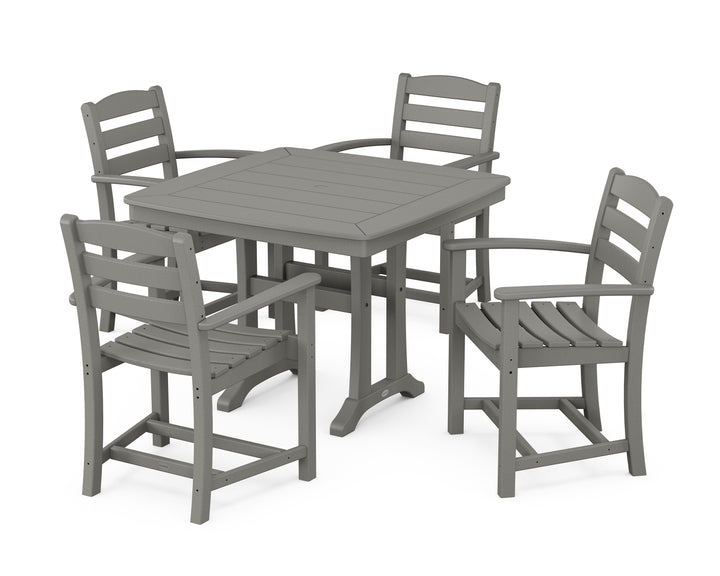 POLYWOOD® La Casa Café 5-Piece Dining Set with Trestle Legs