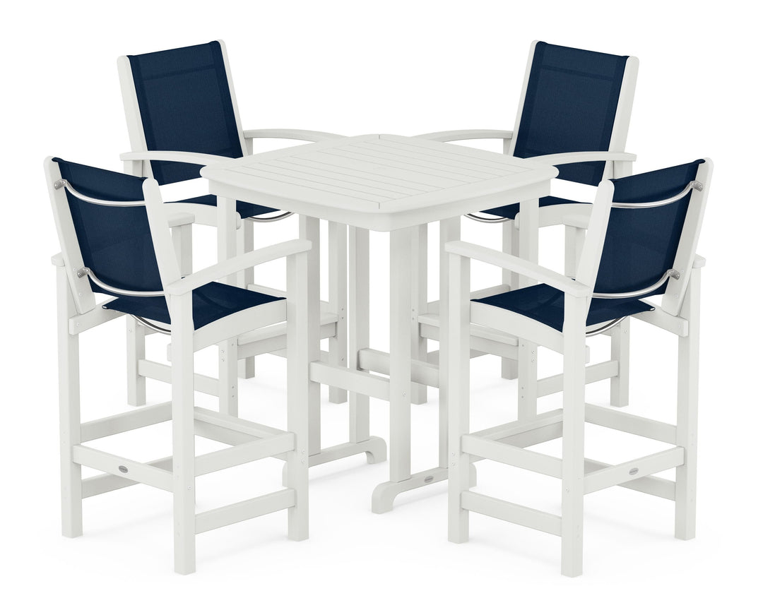 POLYWOOD® Coastal 5-Piece Bar Set