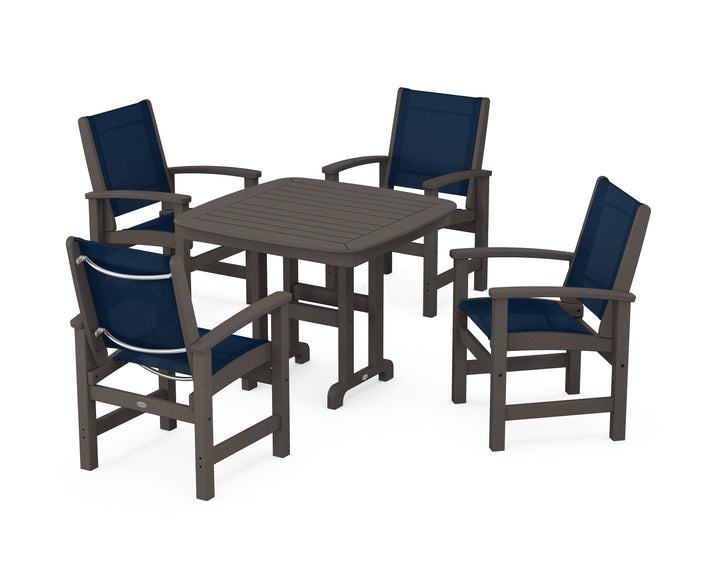 POLYWOOD® Coastal 5-Piece Dining Set