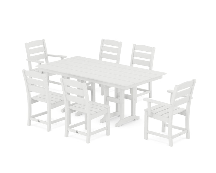 POLYWOOD® Lakeside 7-Piece Farmhouse Dining Set