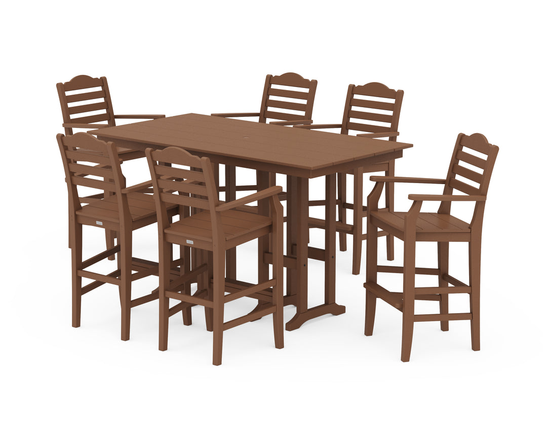 Draper James™ by  POLYWOOD® Savannah Arm Chair 7-Piece Farmhouse Bar Set