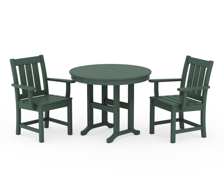 POLYWOOD® Oxford 3-Piece Farmhouse Dining Set