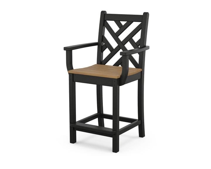 POLYWOOD® Chippendale Counter Arm Chair
