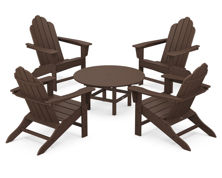 POLYWOOD® Long Island Adirondack 5-Piece Conversation Group