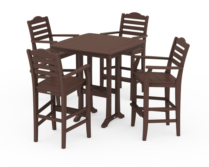 Draper James™ by  POLYWOOD® Savannah 5-Piece Bar Set with Trestle Legs