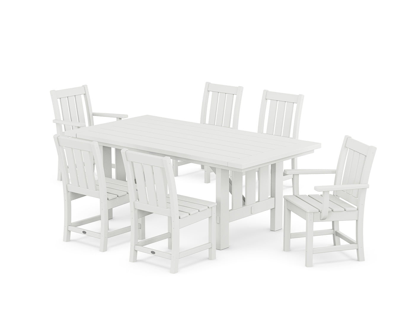 Oxford 7-Piece Dining Set with Mission Table