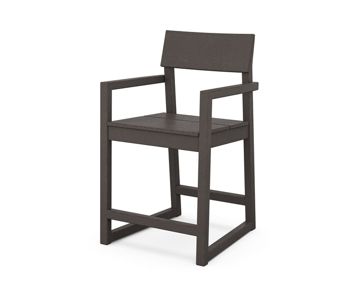 POLYWOOD® EDGE Counter Arm Chair