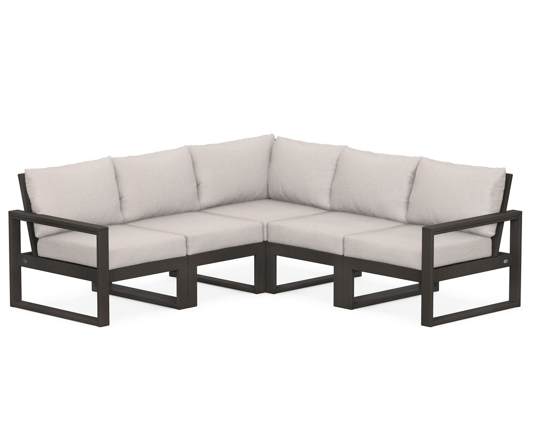 POLYWOOD® EDGE 5-Piece Modular Deep Seating Set