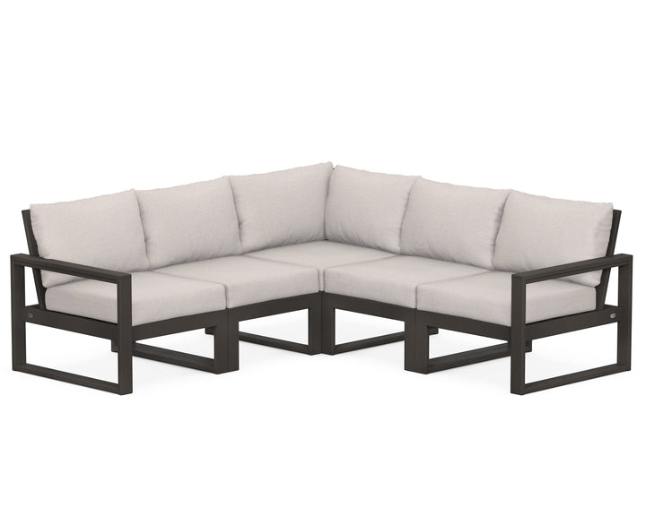 POLYWOOD® EDGE 5-Piece Modular Deep Seating Set