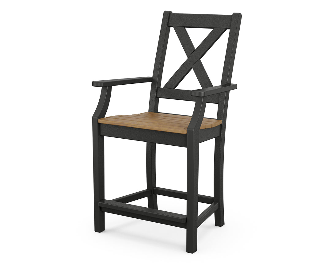 POLYWOOD® Braxton Counter Arm Chair